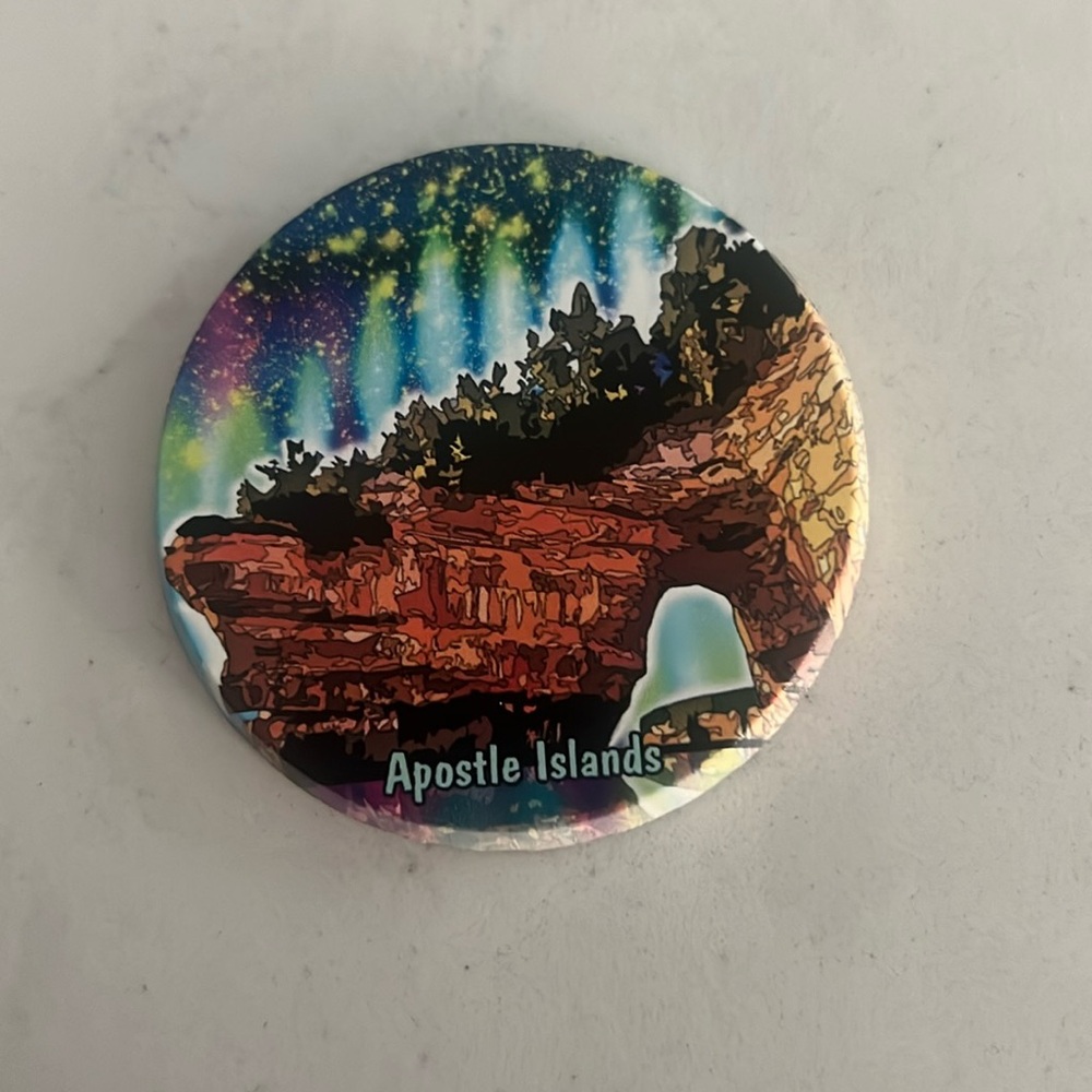 Apostle islands northern lights magnet